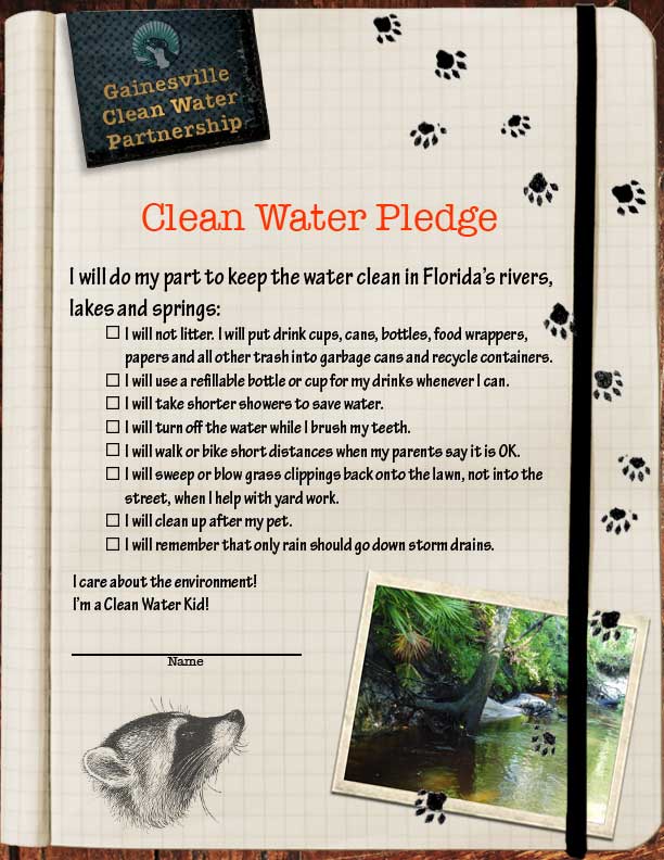 Kids Clean Water Pledge